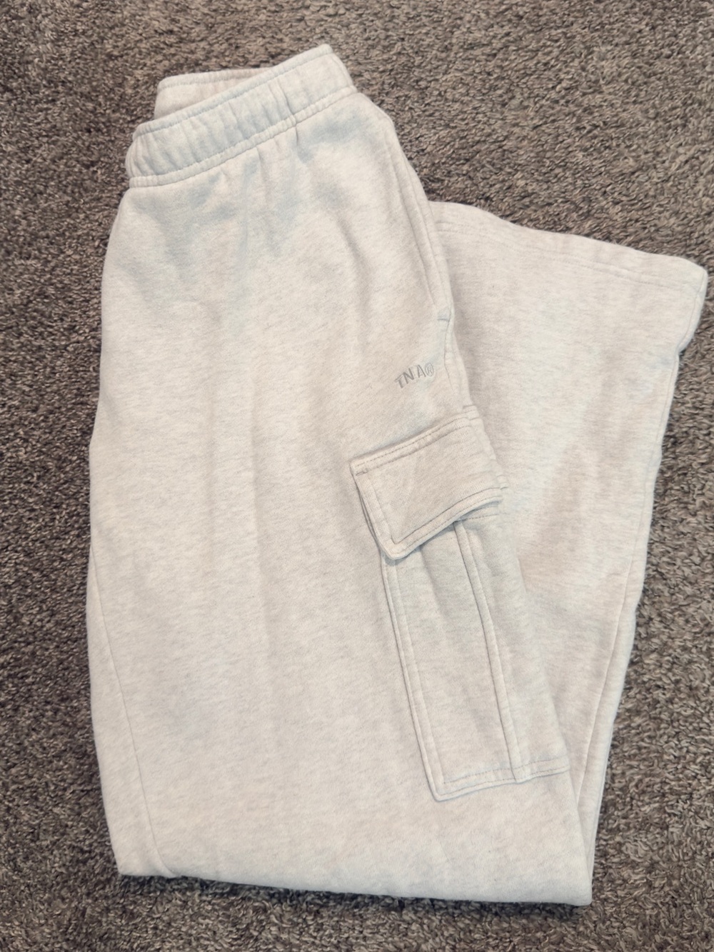 TNA - Light Gray Cargo Sweatpants